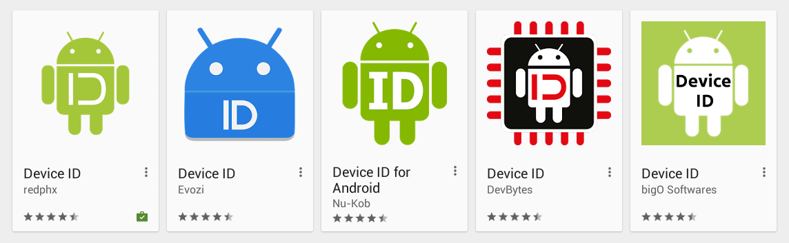 Device ID – Apps no Google Play